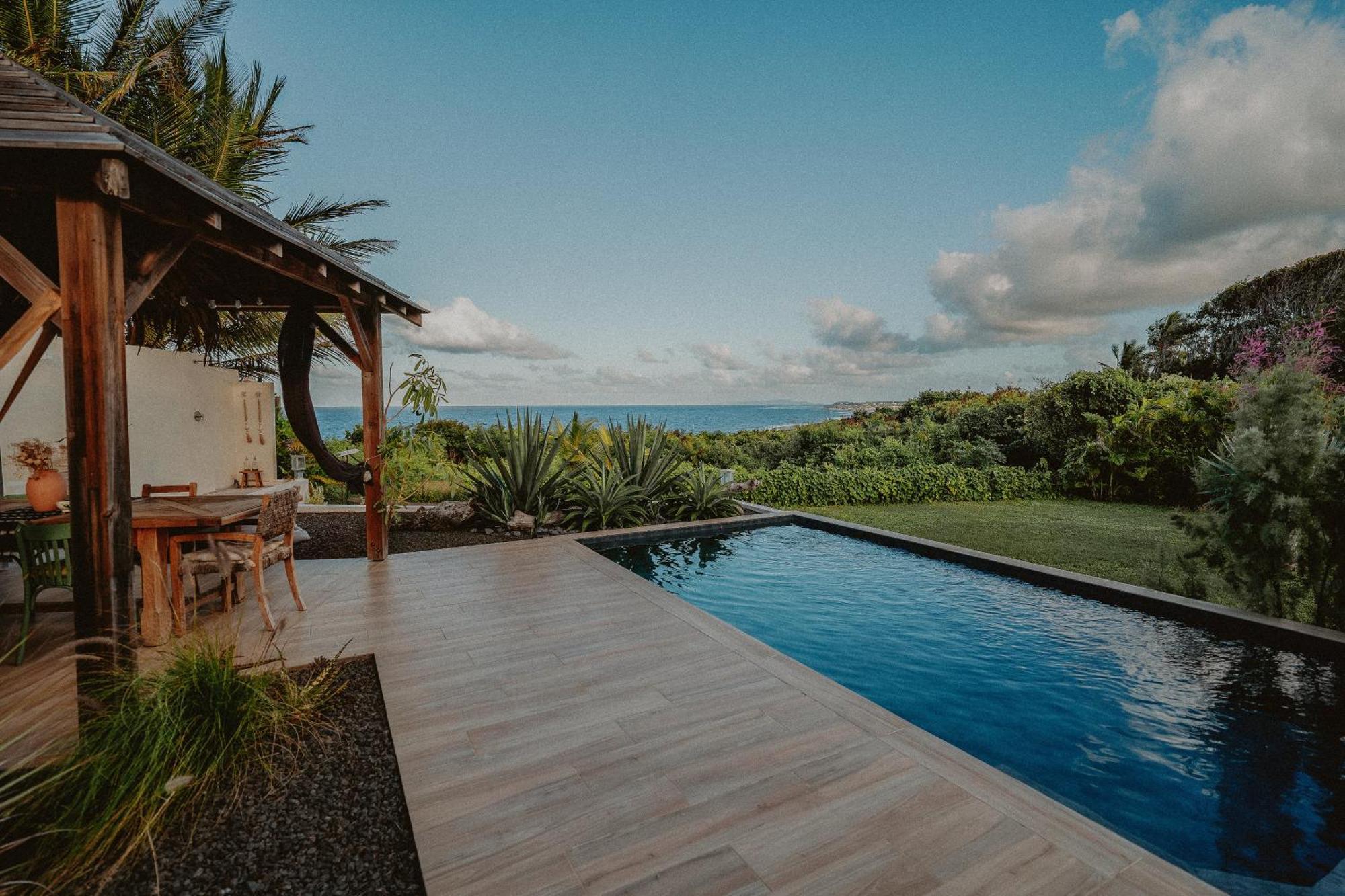 Villa Manika Vue Mer Le Moule Esterno foto